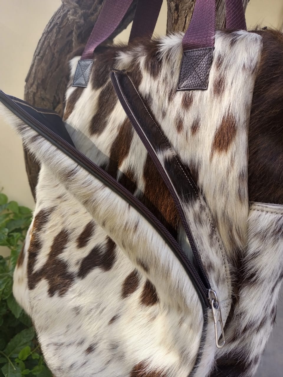 Cowhide Leather Tennis Bag