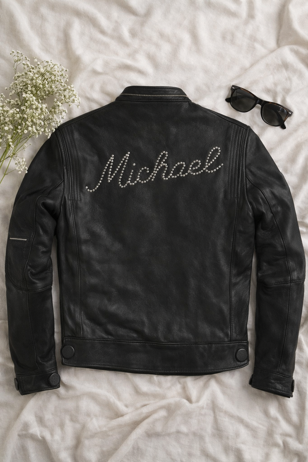 Men's Black Leather Customize Leather Jacket