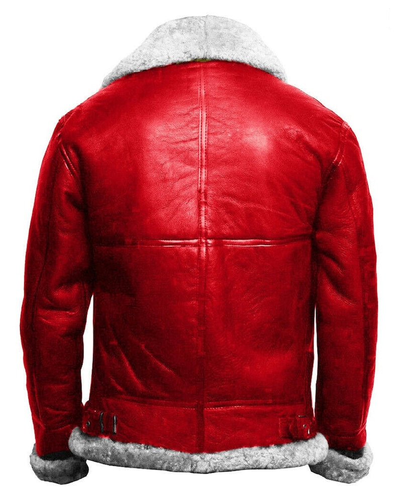 rerd leather jacket men leather jacket with fur real leather jacket mens leather jacket leather and fur jacket mens leather bomber jacket red bomber jacket chrsitmas jacket winter jacket men