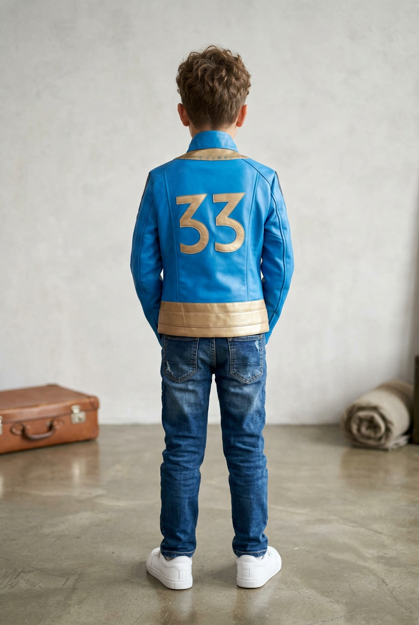 Kid's Fallout Leather Jacket