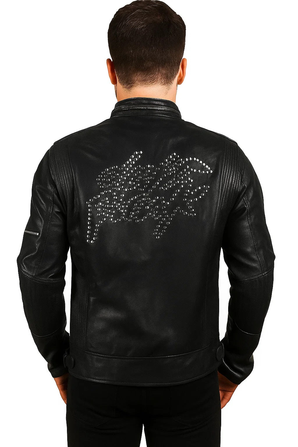Black Daft Punk Leather Jacket