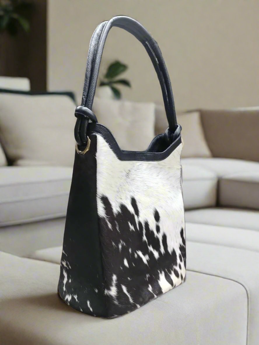 Large Leather Bucket Bag
