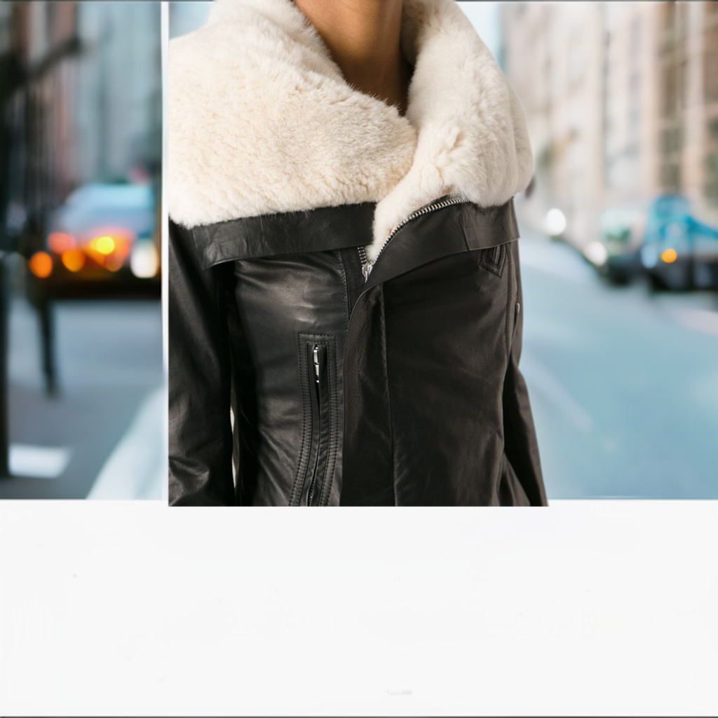 Ilsa White Fur Collar