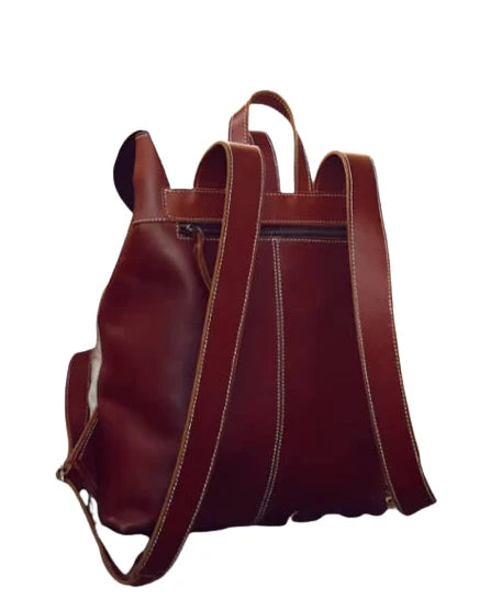 Cowhide Leather Rucksack Bag