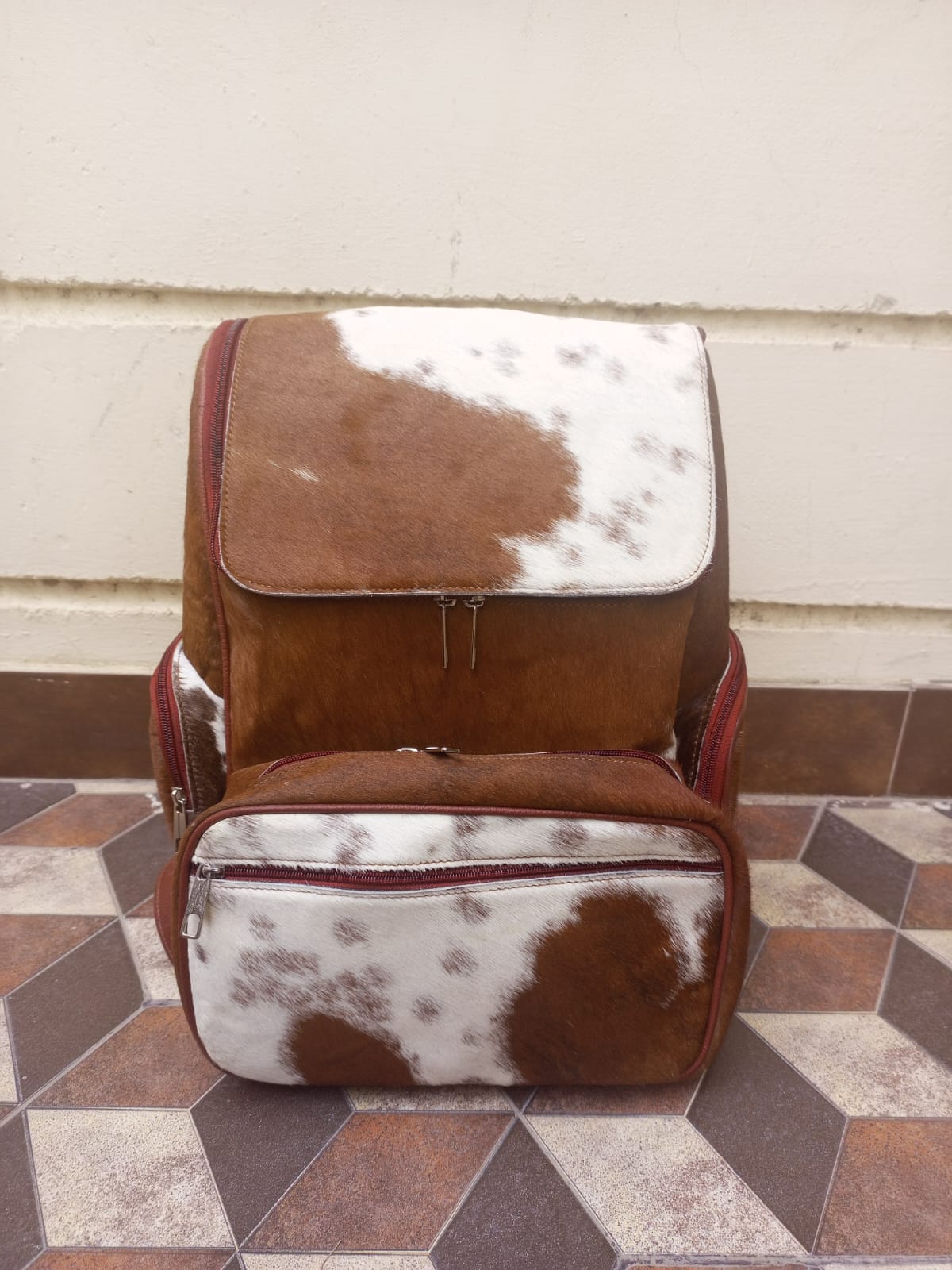 baby leather backpacks Cowhide Diaper Backpack Leather Personalized Bag Laptop Bag Large – Mirha Leather Store