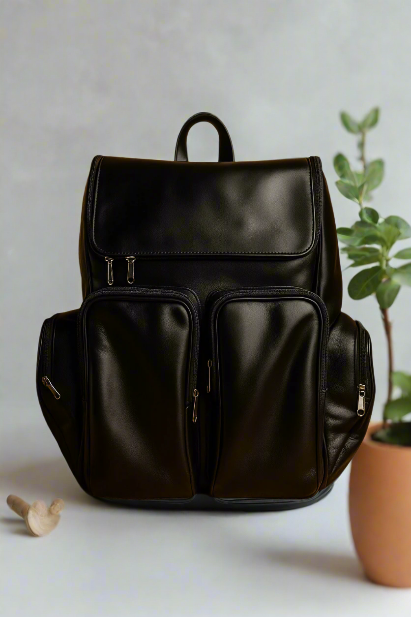 Black Diaper Backpack