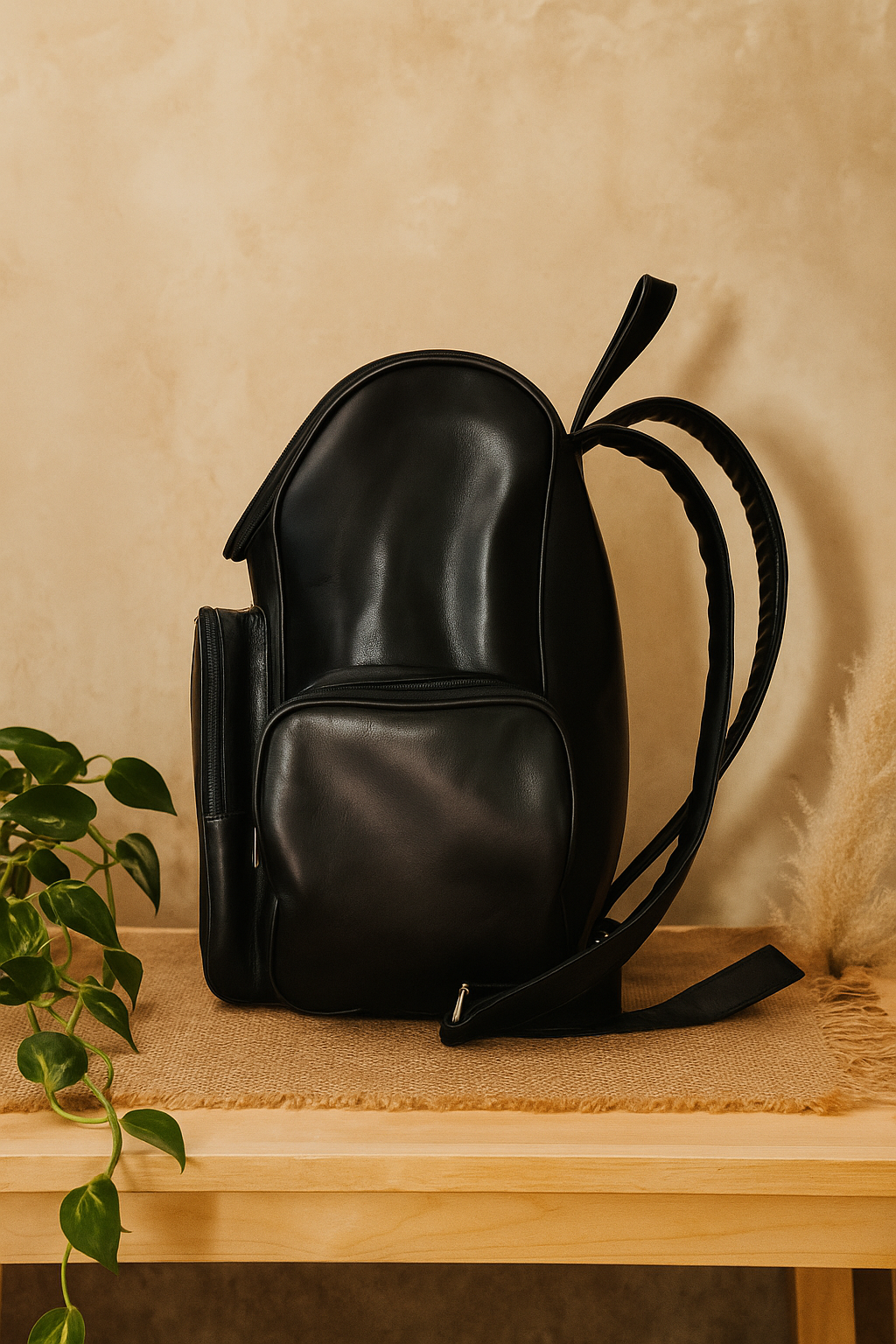 Black Diaper Backpack
