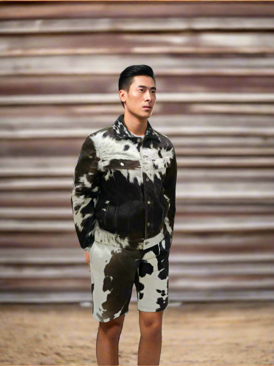 cowskin jacket 
cowhide pants
Cowhide jacket 
cowhide coat 
cow fur jacket 
cow fur pants
brown leather vest 
hair on hide jacket  cowhide hort calf skin jacket cowhide pants real cowhide jackets