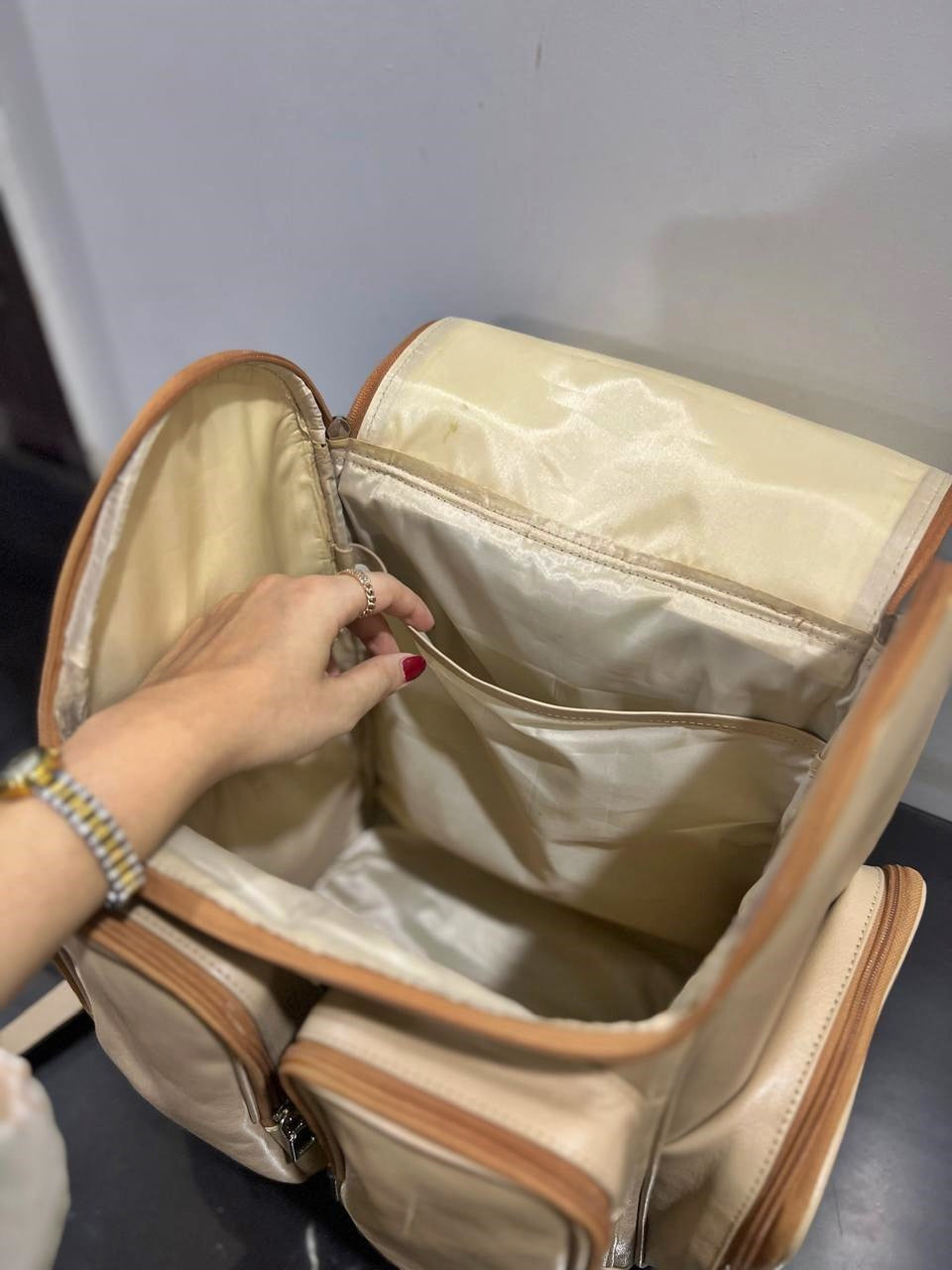 baby diaper backpack leather BabbleRoo Bag Designed to look like an everyday backpack first and a parent bag second Itzy Ritzy - Boss Plus