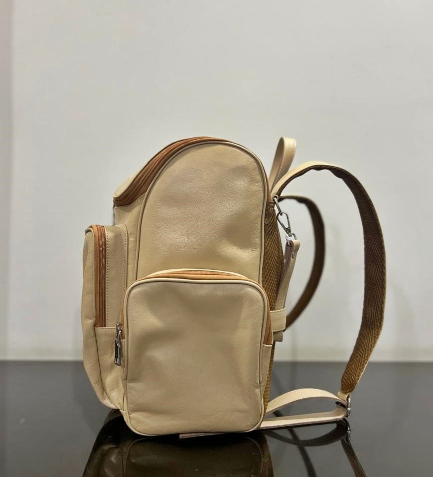 beige leather backpack men Liberty Men's Backpack, Classic Tan A canvas Johnston & Murphy Rhodes Backpack