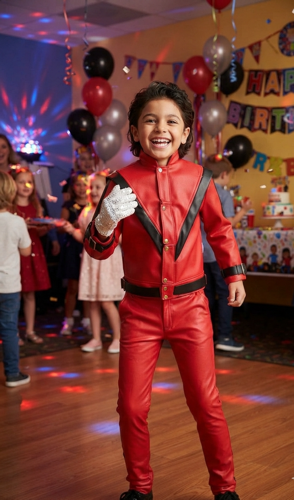 Kids MJ Thriller Leather Jacket