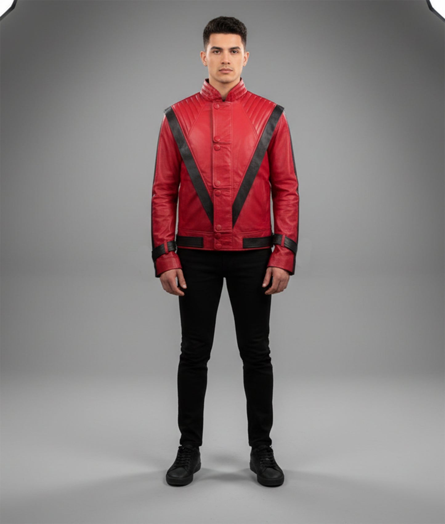 Michael Jackson Thriller Jacket Men Grade A Faux  Leather