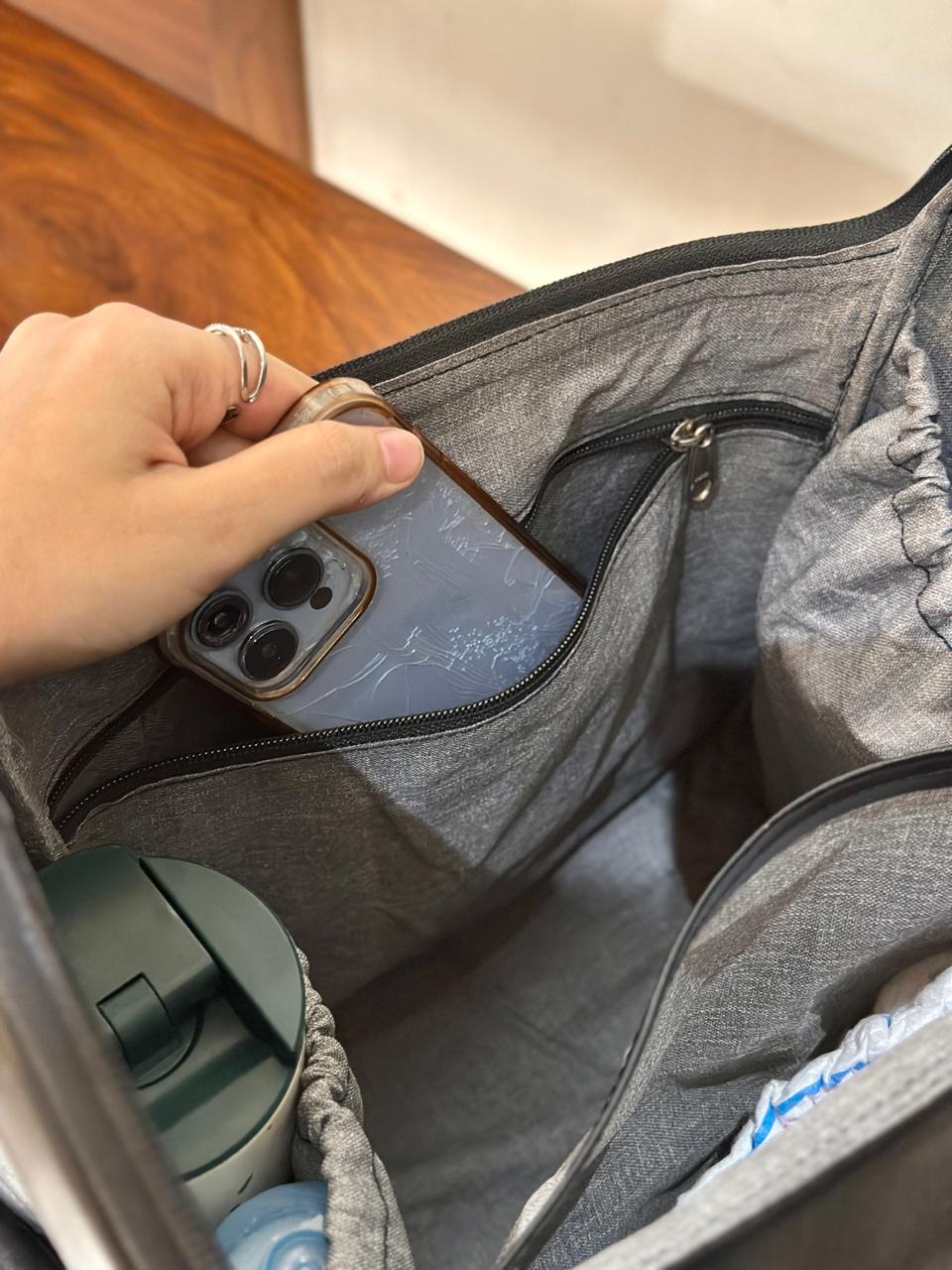 Black Diaper Backpack