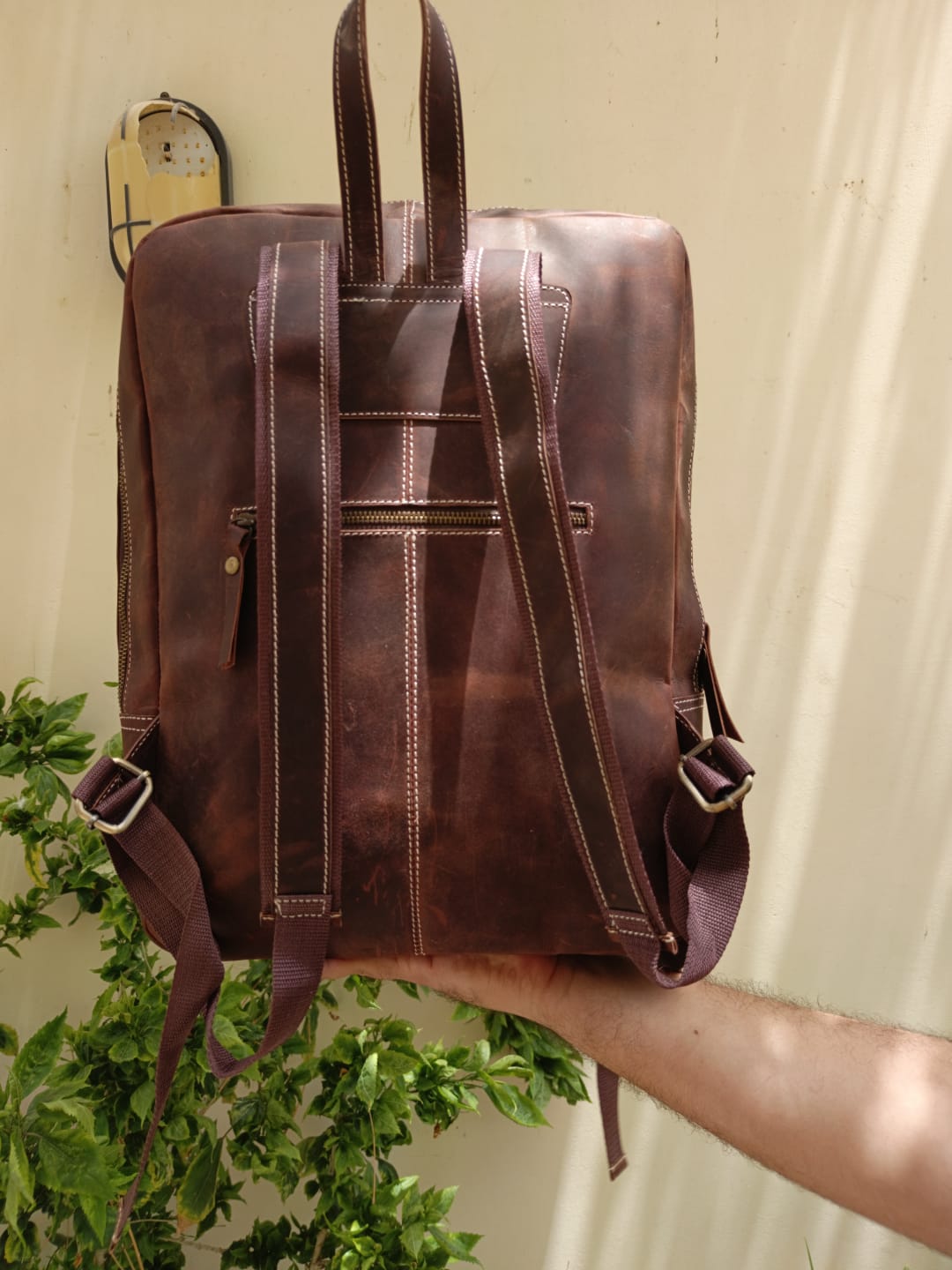 Vintage leather Backpack
