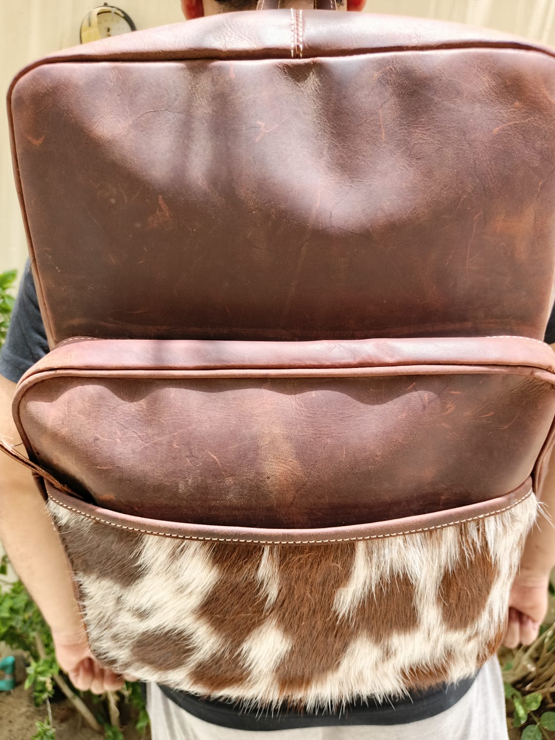 Vintage leather Backpack