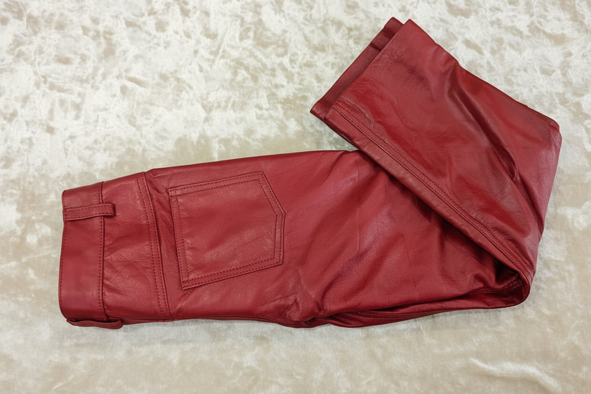 Kids Real Leather Pants