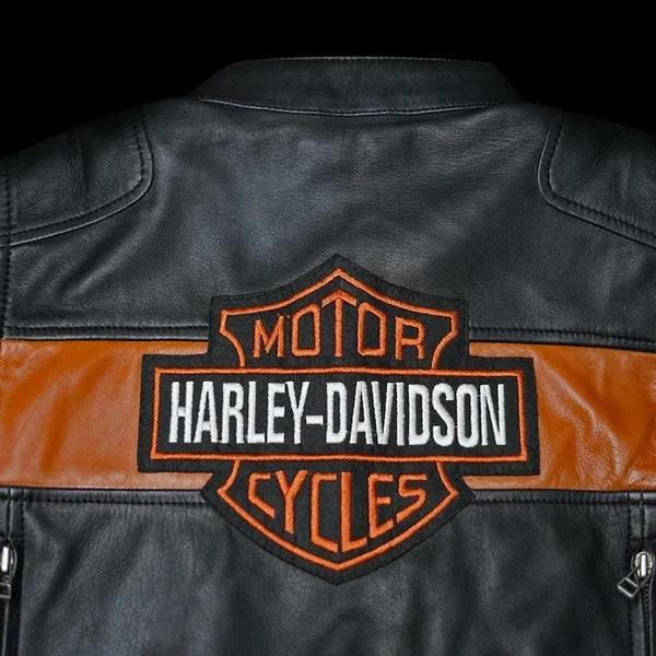mens leather jacket black biker jacket for men harlegy davidson jacket men biker jackets for men genuine leather jacket 