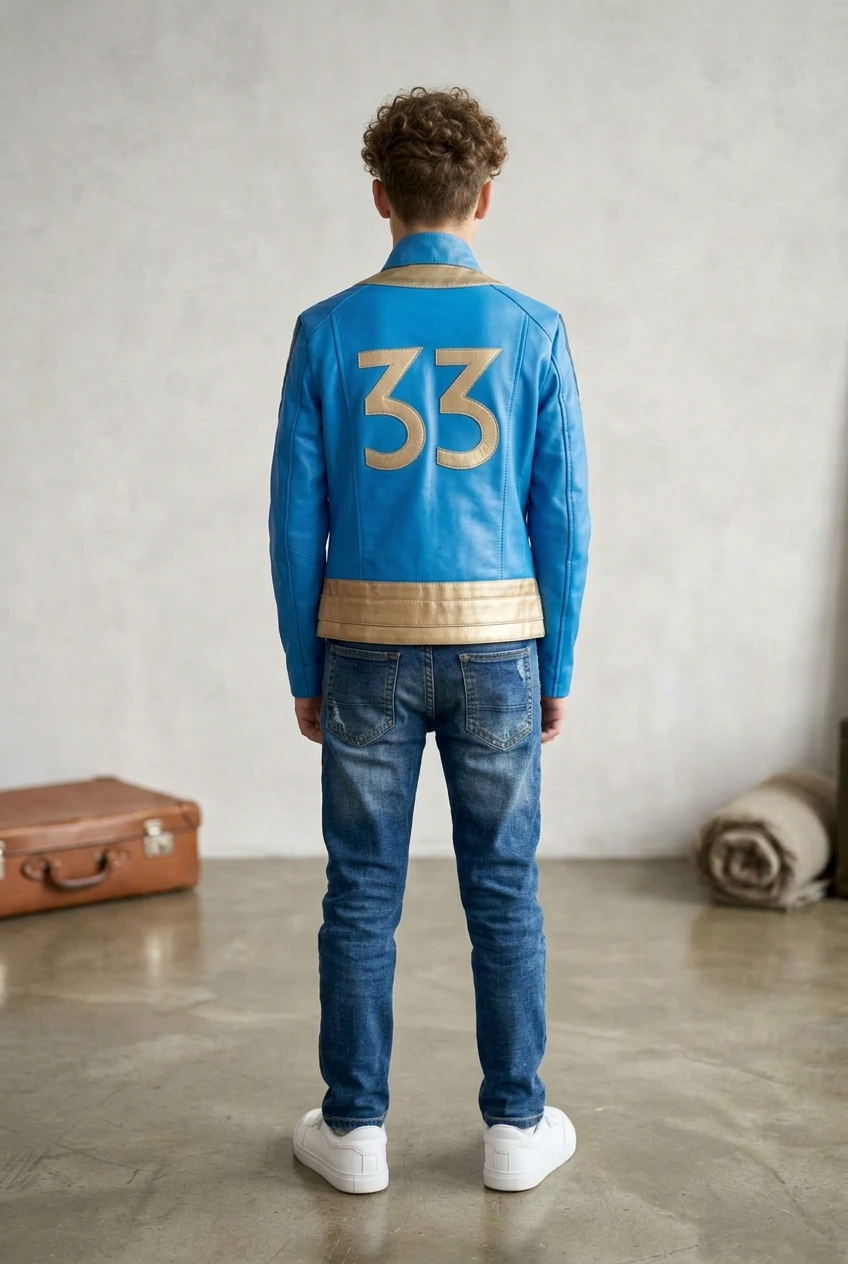 Kid's Fallout Leather Jacket