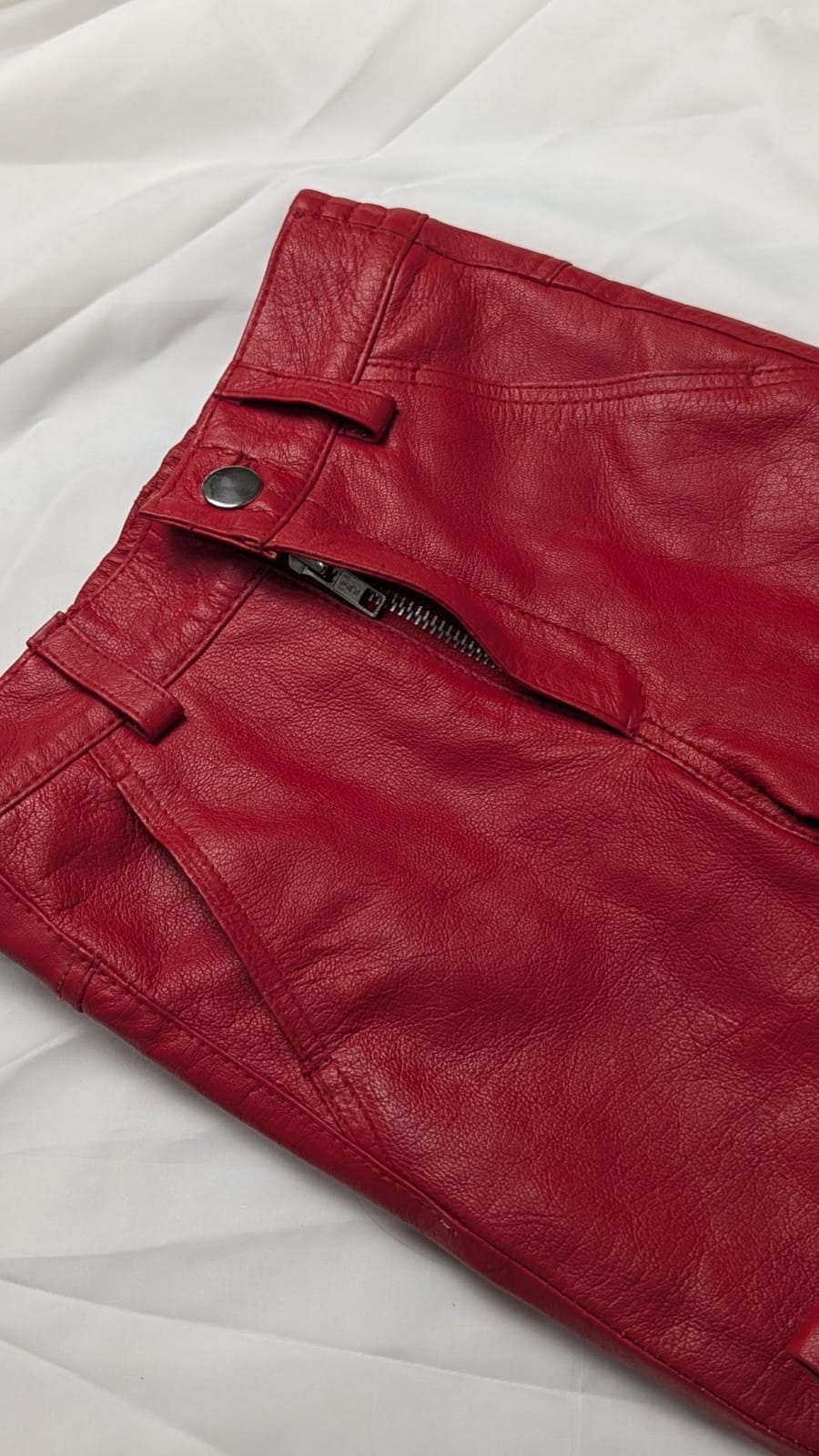 Kids Real Leather Pants