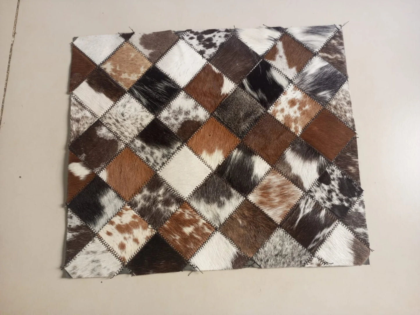 Handcrafted Cowhide patchwork Panels