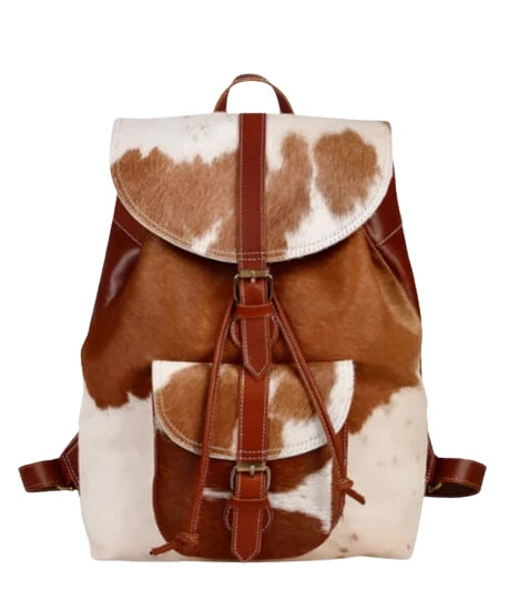 Cowhide Leather Rucksack Bag